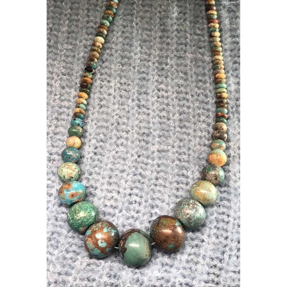 Jay King Sterling Silver Sacred Cloud Mountain Turquoise Necklace 18